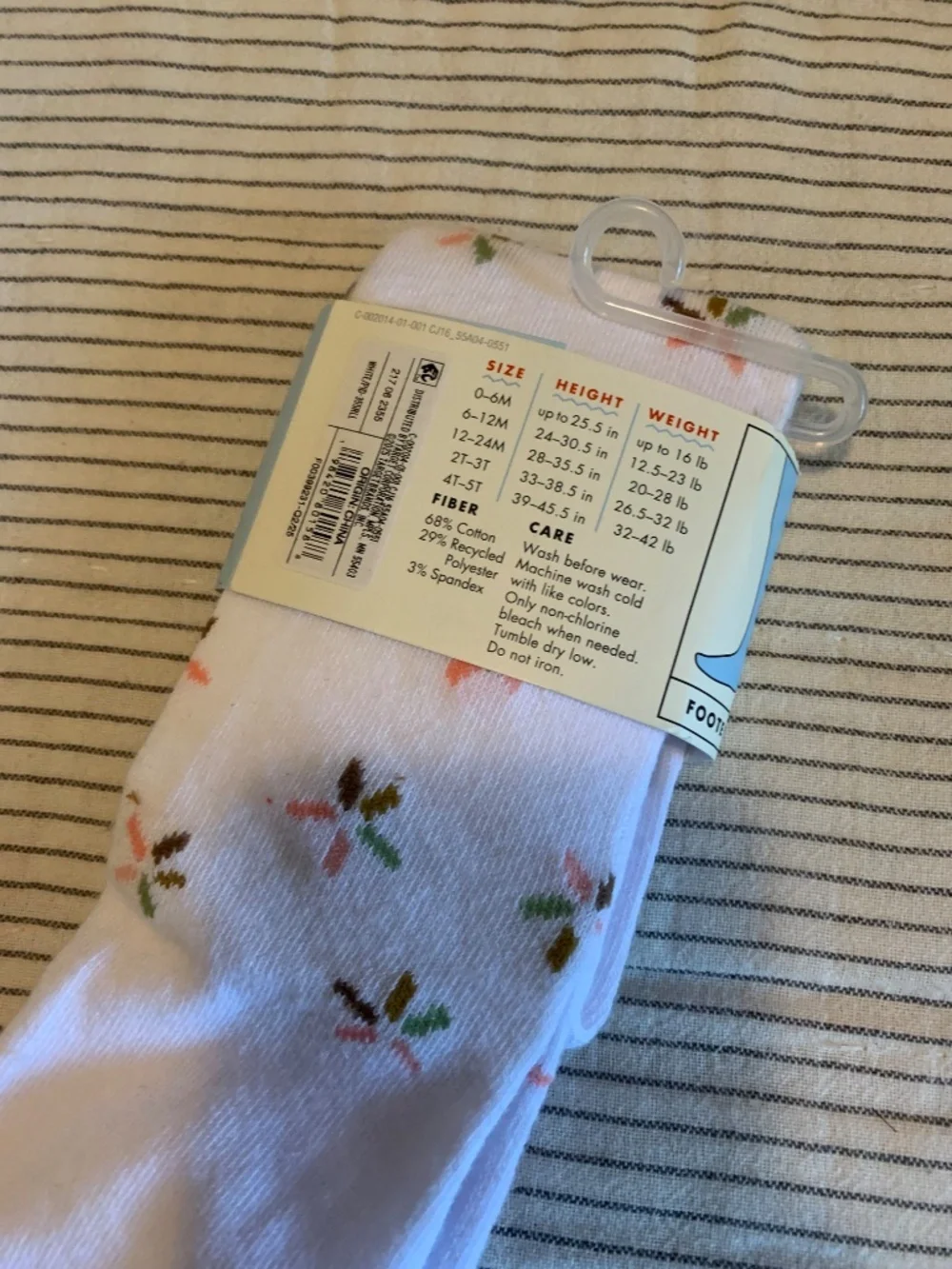 NWT Cat + Jack Fashion Tights 2T-3T